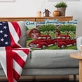 thumbnail image 5 of Funda de almohada estampada a doble cara con la bandera estadounidense para sofá, cama o sillón – Funda de cojín decorativa Tetragonum con cremallera oculta, 5 of 5