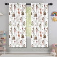 thumbnail image 5 of Blackout Kids Curtains,White Forest Fairy Pattern Childrens Insulated Curtains Set Of 2,Bedroom Essentials,Toddler Room Decor 42"x63", 5 of 5