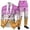 Purple, variant on Funny Melting Ice Print 2 Piece Sweatsuit Set for Festive Occasions - Long Sleeve Hoodie and Jogging Pants Tracksuit Outfit for Parties Celebrations