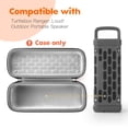 thumbnail image 3 of Outdoor Portable Bluetooth 5.4 Speaker for Turtlebox Ranger Loud, Hard Carrying Case with Handle, Shockproof Protective Travel Storage Case, 3 of 9