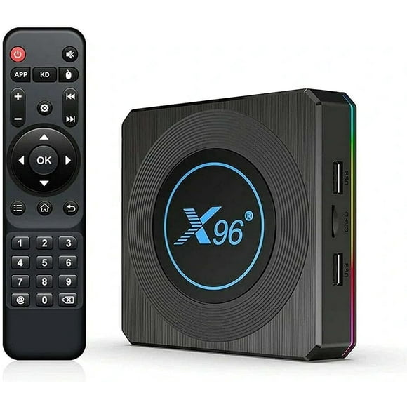 Smart TV Box, X96 X4 Android 11.0 TV Box 4GB RAM 32GB Amlogic S905X4 Quad Core A55 Dual WiFi 2.4G/5G Airplay Miracast VP9 H.265 BluetoothColor:4GB+32GB