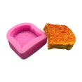 thumbnail image 1 of Molde de jabón para pan tostado, molde de vela tostada de simulación, moldes de resina para decoración de pasteles en forma de tostada pequeña, pan rebanado, fondant de chocolate, herramientas para h, 1 of 4