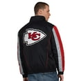 thumbnail image 2 of Men's Starter  Black Kansas City Chiefs Thursday Night Gridiron Half-Zip Jacket, 2 of 2
