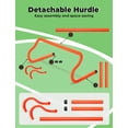 thumbnail image 3 of Paquete de 5 unidades de entrenamiento de velocidad Agility Hurdles GHB de 20 cm con bolsa de transporte, 3 of 9