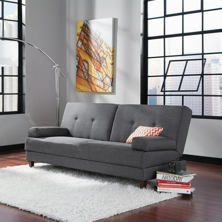 Studio RTA Premier Carver Convertible Sofa in Grey