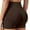 Brown, variant on Women's Workout Impact Yoga Shorts Scrunch Lifting Gym Seamless Booty Biker Tights Navy XL