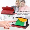 thumbnail image 4 of Case for Samsung Galaxy A03 CORE Cover Leather Wallet Folio Case Book Design Flip Magnetic Closure - Red, 4 of 5