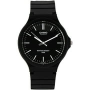 Casio Mens Classic Analog Watch, Black/White Accents - MW240-1EV