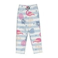 thumbnail image 4 of Daiia Flamingo and Pineapple Women's Sleep Pant with Pockets and Drawstring,Pajama Pants-Medium, 4 of 9