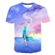 thumbnail image 1 of Verano niñas Frozen Elsa camisetas chico dibujos animados 3D estampado manga corta Kawaii camisetas Top niños Elsa princesa camiseta ropa 14T Gao Jinjia LED, 1 of 2