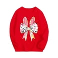 thumbnail image 2 of Bnwani Long Sleeve Toddler Shirts Plain Fall Crew Neck Casual Printed Tops 4-5t, 2 of 5