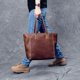 thumbnail image 4 of PNDME-Bolso de mano vintage de cuero genuino para hombre, bolso de gran capacidad, de lujo, para ordenador portátil, 4 of 5