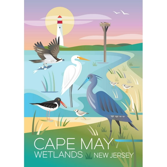 CAPE MAY WETLANDS PRINT