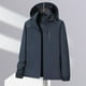thumbnail image 1 of Heisall Womens Windbreaker Jacket Waterproof Windproof Detachable Hood Zippered Pockets Mesh Lining Long Sleeve Casual Outdoor Stylish Coat, 1 of 6