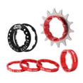 thumbnail image 1 of Almencla 14T Single Speed Flywheel Adapter Cassette Set Gear Conversion Kit Fixie red, 1 of 8