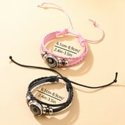Sun Moon Lover Leather Bracelets - Vintage Punk Multi-Layer Braided, Couple Gift Jewelry