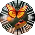 thumbnail image 2 of Vibrant Metal Hanging Wind Spinners with Intricate Patterns - Artistic Wind Chimes for Yard and Garden Decor, 2 of 6