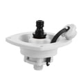 thumbnail image 1 of FONDOTIN Entrée Rv 1 Ensemble Rond Blanc pour Propriétaires de Rv et de Bateau Modifications Rv, 1 of 8
