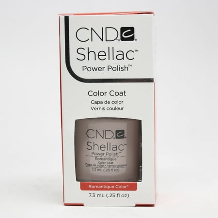 CND Shellac Nails Gel Polish Romantique 0.5 oz (Best Way To Remove Shellac Nail Polish At Home)