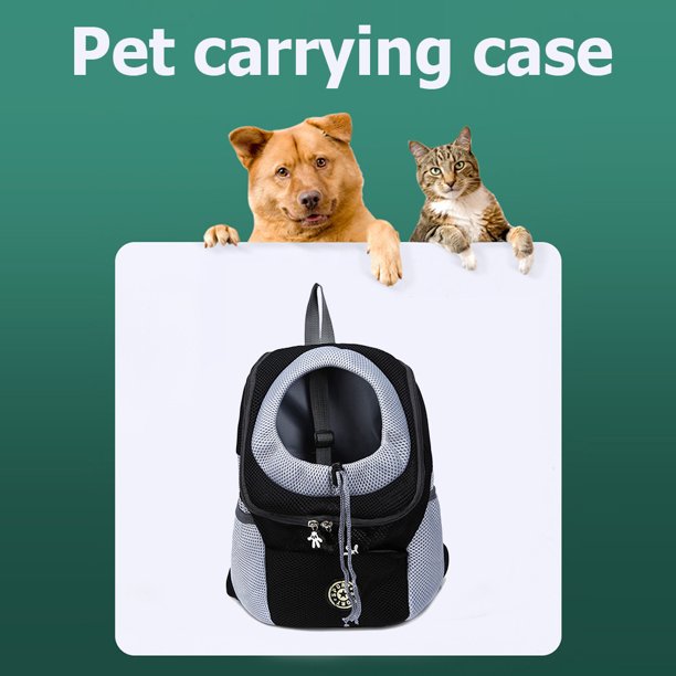 Bolsa de transporte portátil para mascotas Bolsa de transporte plegable para mascotas para viajes (Negro L) Tmvgtek Para estrenar