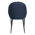 thumbnail image 4 of Moe's Home Collection Lapis Dining Chair Dark Blue-Set Of Two, 4 of 5