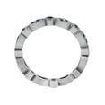 thumbnail image 2 of AoneJewelry 0.25 Carat Blue Diamond Eternity Wedding Band In 10K White Gold, 2 of 5