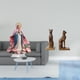 thumbnail image 2 of Adorno de gato acrílico, figura decorativa de mesa independiente con base, ideal para fiestas, hogar, estantería, festivales, dormitorio y oficina. Ta, 2 of 8