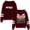 Red, variant on Josiah Queen The Mt. Zion Tour Pullover Hoodie Long Sleeve Pocketless Unisex Casual Sweatshirt