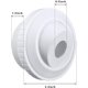 thumbnail image 2 of ZHAOCHENG Boquilla de chorro para piscina de 3/4 pulgadas SP1419d Accesorio de entrada de flujo Accesorio de retorno de piscina direccional con rosca MIP de 1-1/2 pulgada (1/2 pulgada, 3 piezas), 2 of 5