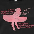 thumbnail image 3 of Marilyn Monroe - What Make You Different Makes You Beautiful - Juniors Fitted Graphic T-Shirt, 3 of 5