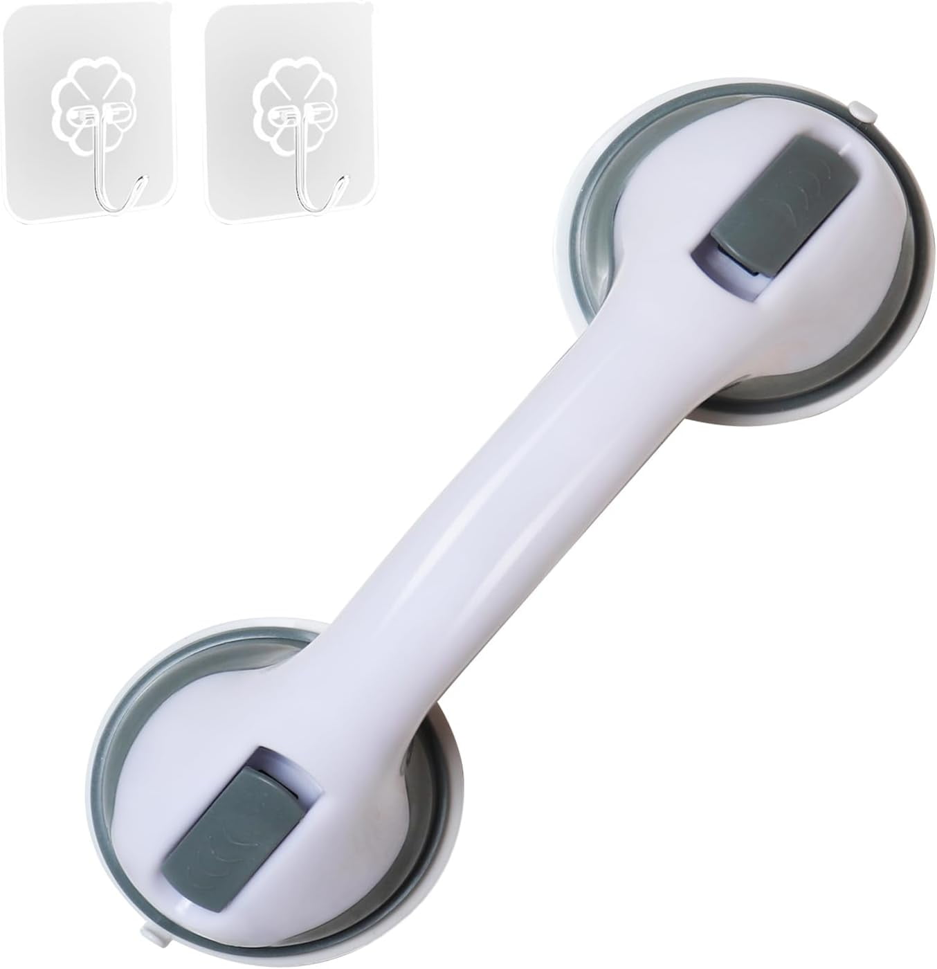 Suction Grab Rails, 12 inch Bathroom Hand Rail for Disabled, Portable Mobility Aids Safety