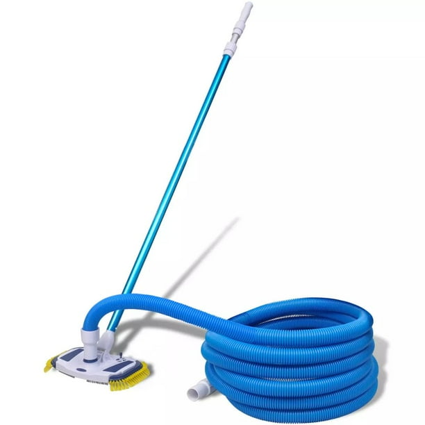 Dcenta Pool Cleaning Tool Vacuum Head Brush with Telescopic Pole and