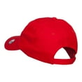 thumbnail image 3 of Rasta Heart Embroidered Unstructured Cap - Red OSFM, 3 of 5