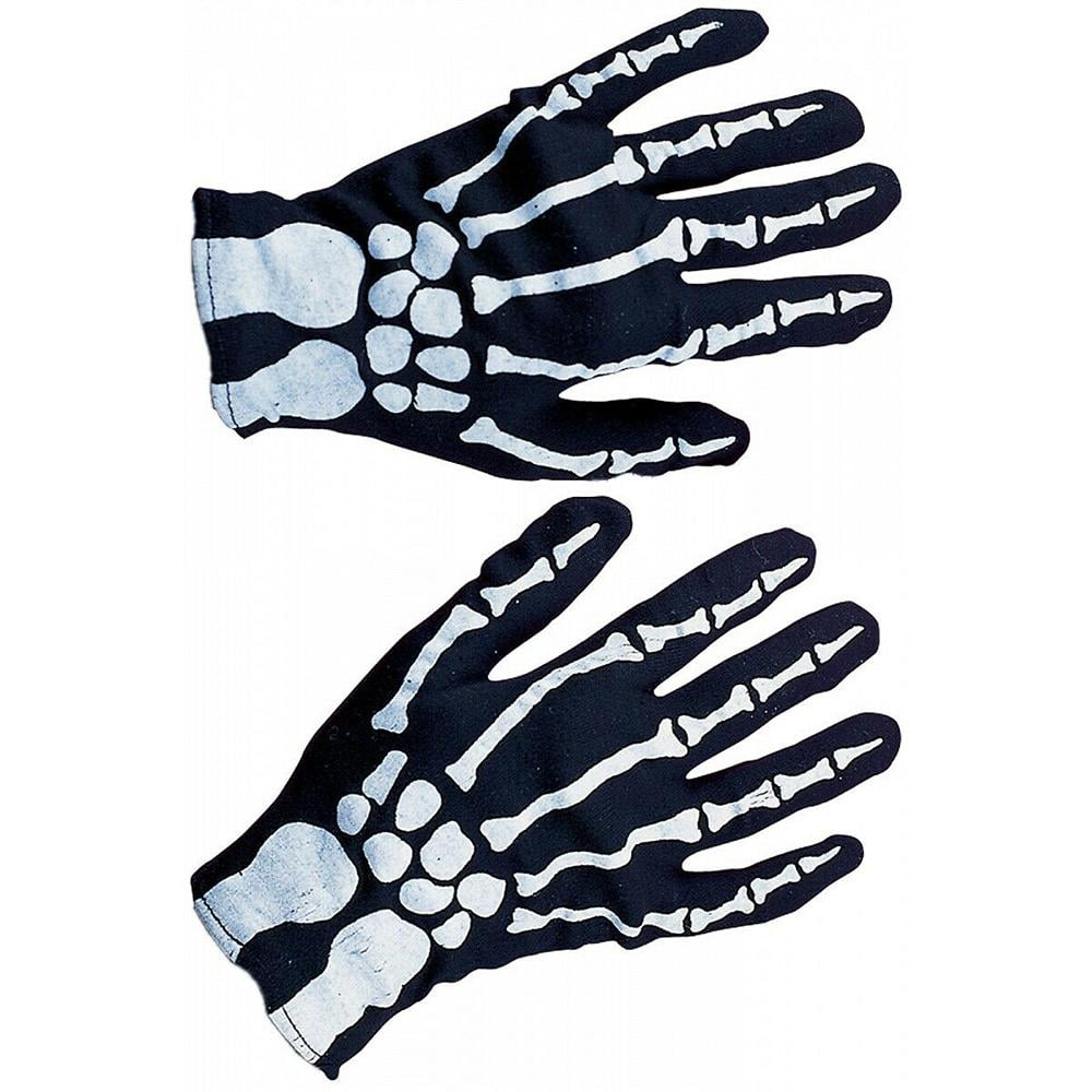 Skeleton Gloves Child Size Kids Costume Accessory