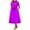 Purple, variant on HAiming Plus Size Skirt Sets for Women 2 Piece Outfits Button down Short Sleeve Tops High Waist Maxi Skirts Sets Pockets