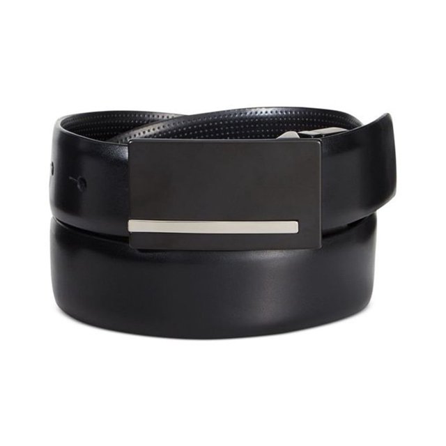 Alfani Cinturón de placa reversible para hombre negro 40 Alfani Medio