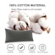 thumbnail image 4 of Funda de Almohada de 100% Algodón, Funda Almohada con Cierre de Cremallera Suave Transpirable para el Cuerpo , Funda para Almohada Larga para Dormitorio Hotel, Gris Oscuro 51x122cm Unique Bargains Funda de Almohada, 4 of 6