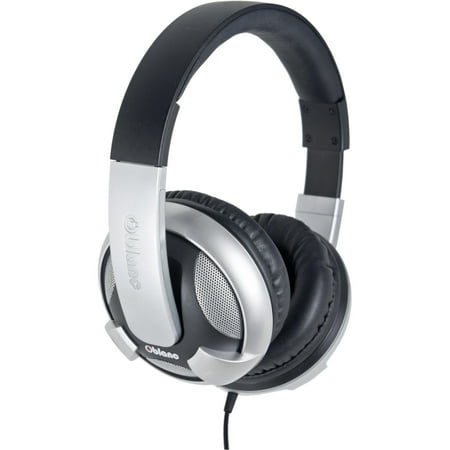 SYBA Multimedia - OG-AUD63053 - SYBA Multimedia Oblanc U.F.O. Silver Subwoofer Headphone w/In-line Microphone - Stereo -