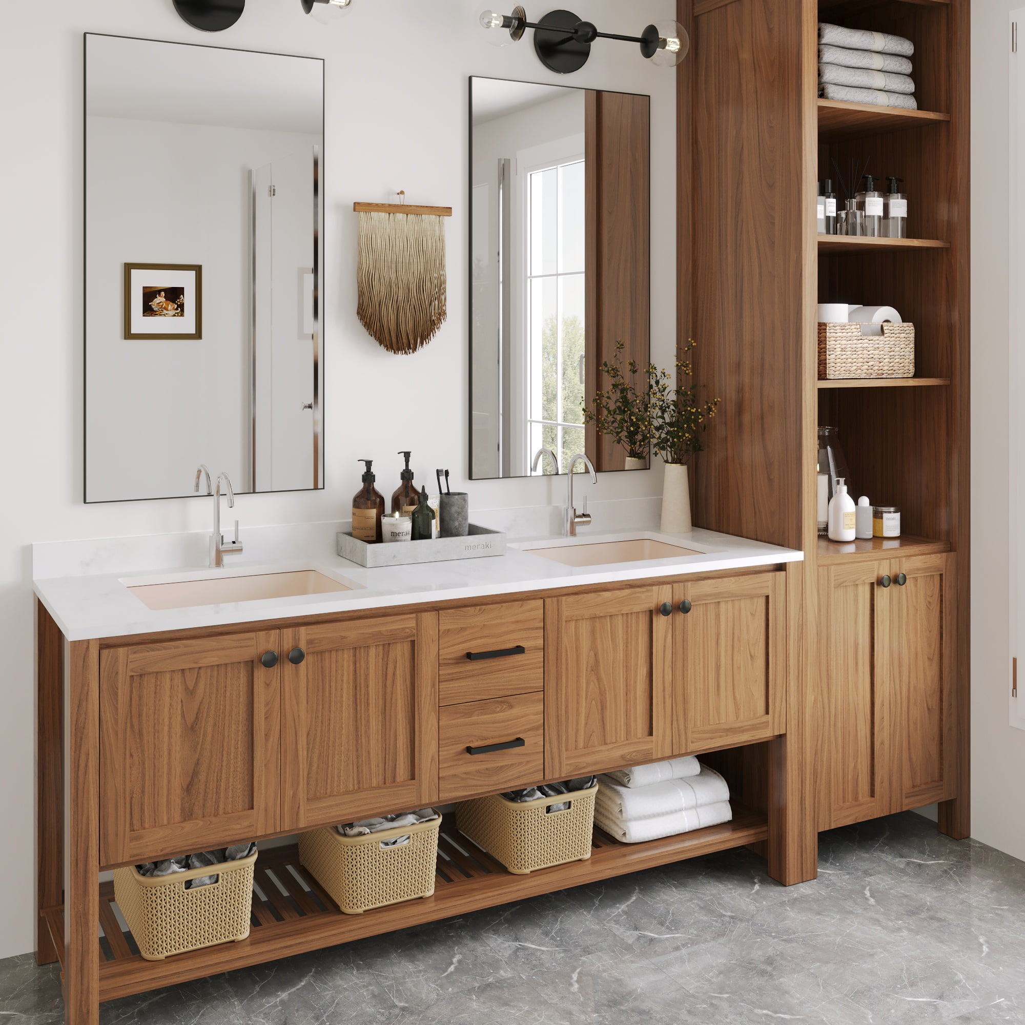 DV-1U201BN DeerValley Ursa 20" X 15.6" Rectangular Vitreous China Undermount Bathroom Sink with Overflow