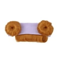 thumbnail image 1 of Set de accesorios para el pelo: diademas doradas para moños con pañuelos de punto suave para niñas pequeñas; diademas para recién nacidas para sesiones fotográficas y uso diario, 1 of 4