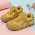 thumbnail image 2 of Domzle Toddler Sneakers for Toddler/Little Kid Barefoot Slip on Tennis Shoes for Kids Boys Girls Yellow, 2 of 9