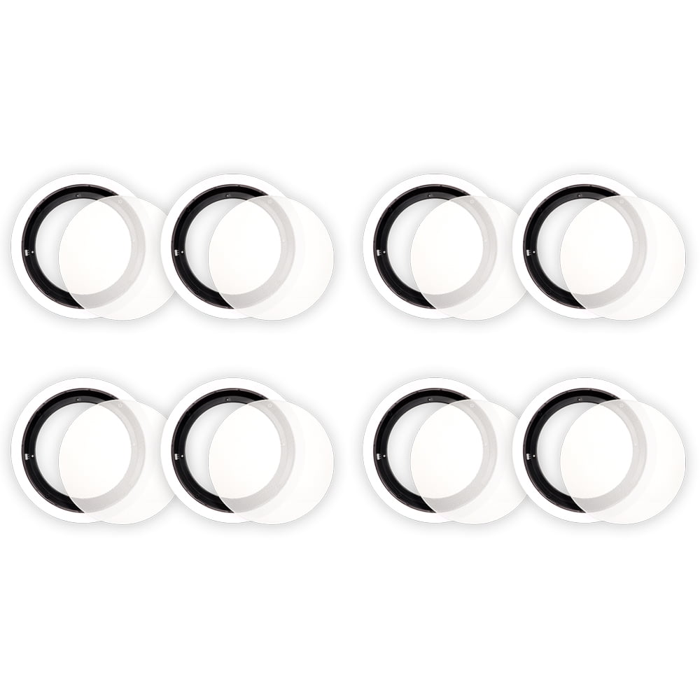 Theater Solutions 8CFG Frames and Grills for 8 Inch In Ceiling Speakers