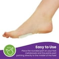 thumbnail image 4 of Metatarsal Felt Foot Pad - 2 Plastic Foot Cushions, Lightweight and Durable, 10x8x0.4in, Comfortable Shoe Insoles for Daily Use, Home or Travel, Christmas, Birthday Gift Easter, Makeup Organizers, 4 of 9