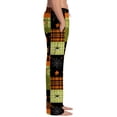 thumbnail image 4 of Men's Halloween Pajama Pants Pumpkin Spider Web Wide Leg Horror Pajama Pants Witch Hat Castle Drawstring Funny Sleep Pants, XL, 4 of 6
