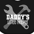 thumbnail image 4 of Inktastic Daddy's Little Helper Tool Set Boys Baby Bib, 4 of 4