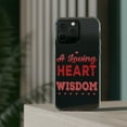 thumbnail image 3 of DistinctInk Clear Case for Apple iPhone 15 (6.1" Screen) - Loving Heart Truest Wisdom, 3 of 9