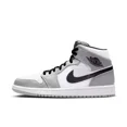 thumbnail image 5 of N I-K-E A i r-Jor-dan 1 Mid Light Smoke Grey Black White 554724-092 Men's Size 10, 5 of 5