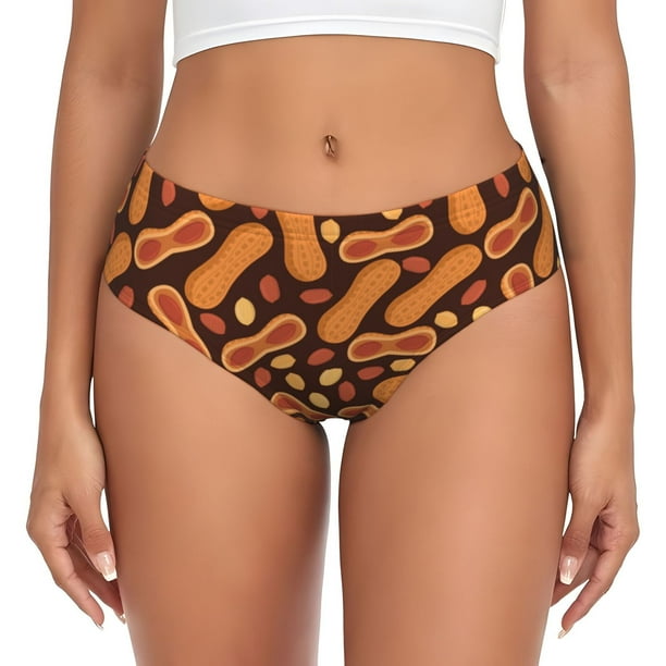 Fotbe Peanuts2 Calzones Estampados para Mujer – Ropa Interior de Algodón, Cómoda, Suave y Elástica-Medium