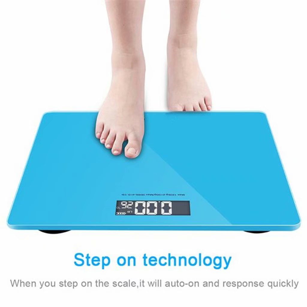 himaly Digital Body Weight Scale, USB Rechargeable Bathroom Scale with  Step-On Technology, Back Light Display, Digital Weight Scale, 400Ibs/180kg