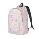 thumbnail image 1 of Disketp Colorful Bunny Mochila de Lona Estampada, Mochila Escolar de Viaje Ligera para Estudiantes y Portátil-Small, 1 of 5